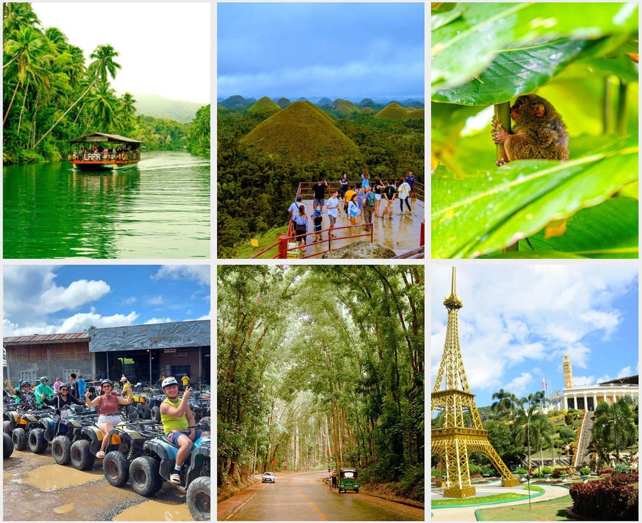 Explore the wonders and historic spots of Bohol with our affordable Bohol Country Side tour package that suit your needs